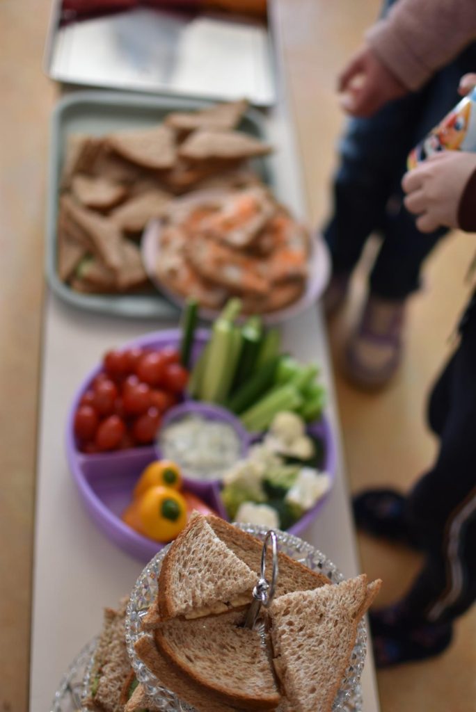 Gevarieerde schoollunches